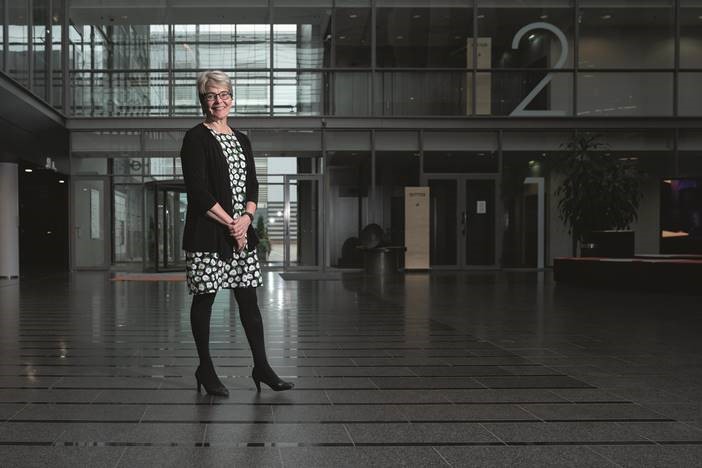 Tarja Kallonen on Finanssiakatemian perustaja ja opettajien FIT-harjoittelu-idean äiti. Kuva Markku Pajunen