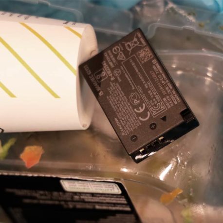 Akku lajiteltu väärin roskikseen