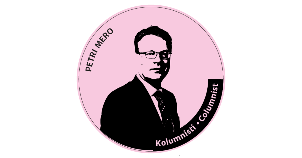 Leimamainen kuva Petri Merosta, teksti: kolumnisti.