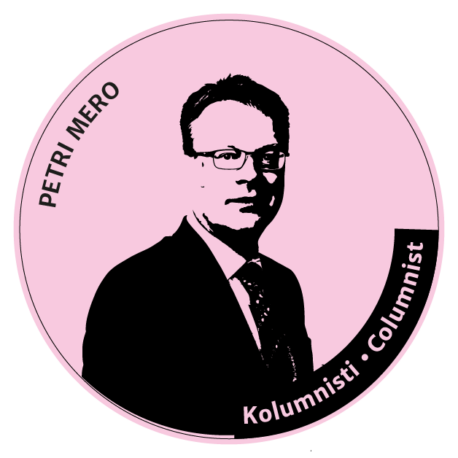 Leimamainen kuva Petri Merosta, teksti: kolumnisti.