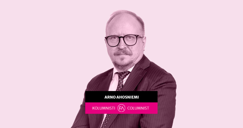 Arno Ahosniemen kolumnikuva