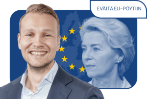Finanssiala ry:n (FA) kestävään rahoitukseen erikoistunut juristi Aleksi Kaakinen.