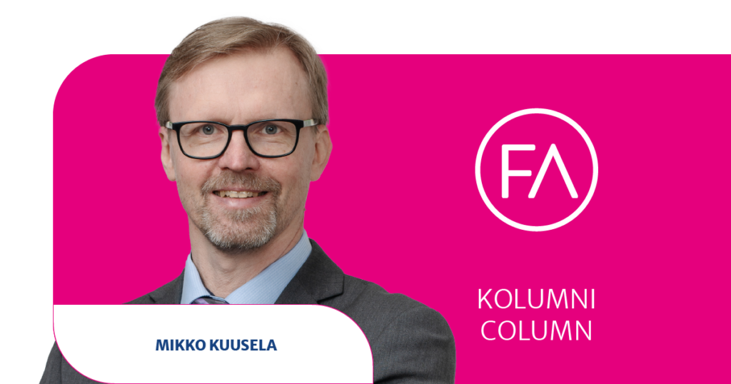 Kolumnin kirjoittaja Mikko Kuusela
