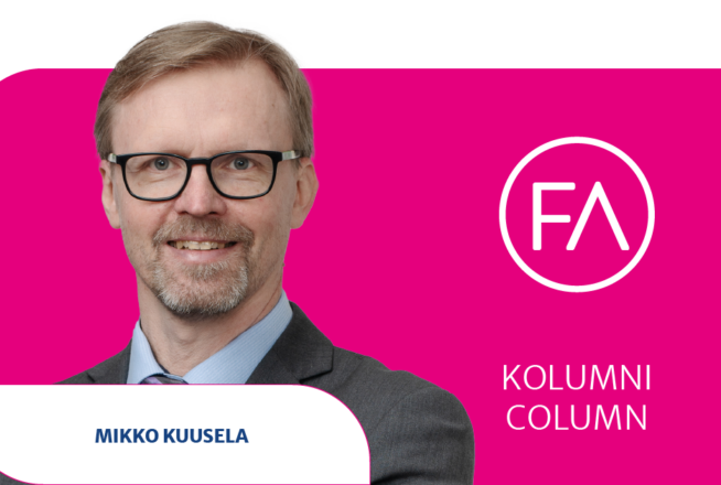 Kolumnin kirjoittaja Mikko Kuusela