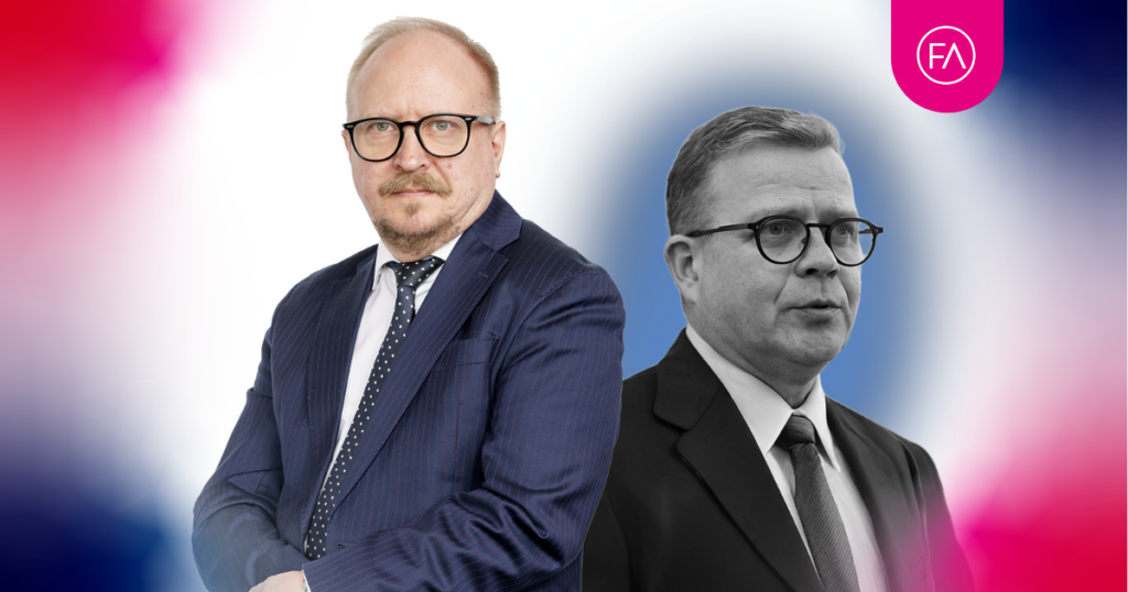 Arno Ahosniemi ja Petteri Orpo