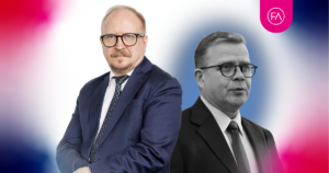 Arno Ahosniemi ja Petteri Orpo