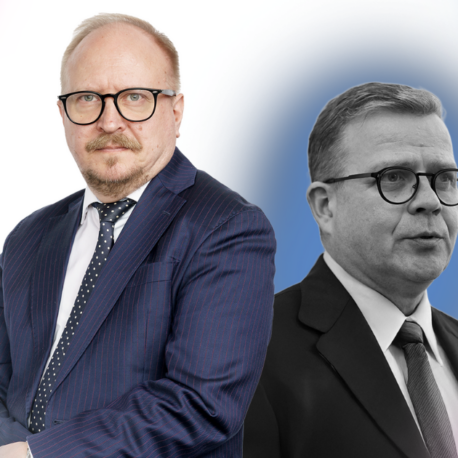 Arno Ahosniemi ja Petteri Orpo