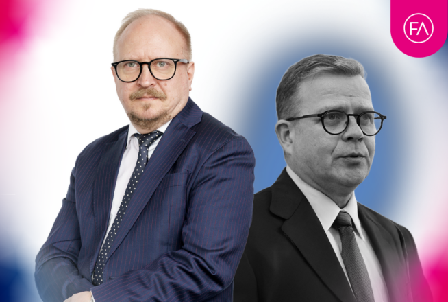 Arno Ahosniemi ja Petteri Orpo