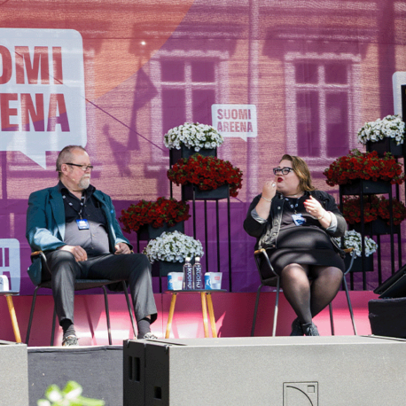 Kuva SuomiAreenan 2025 panelisteista.