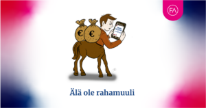 Piirros rahamuuliksi huijatusta nuoresta