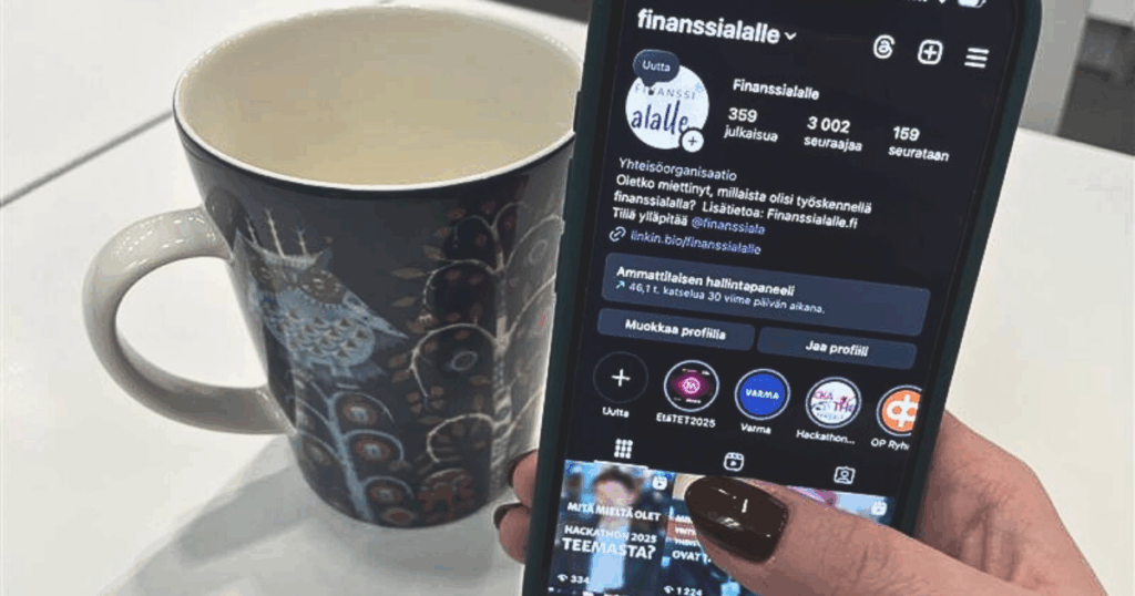 Finanssialalle-instagram