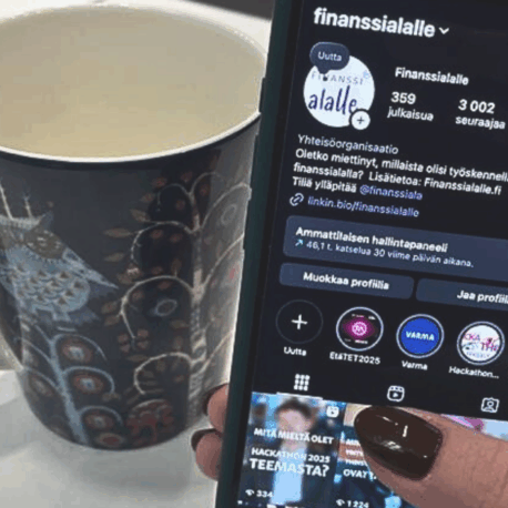 Finanssialalle-instagram