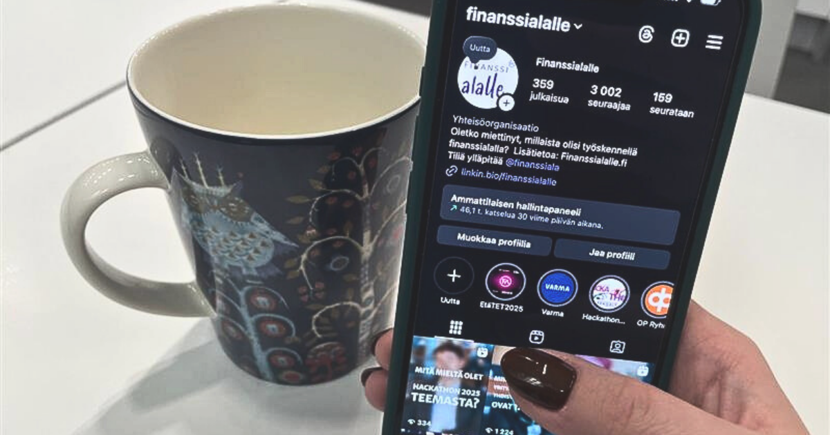 Finanssialalle-instagram