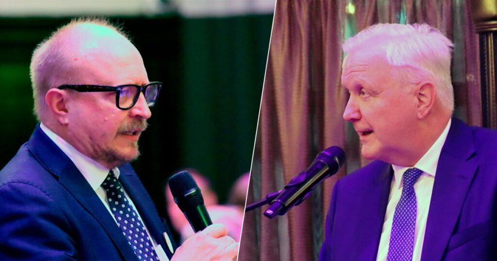 Arno Ahosniemi ja Olli Rehn